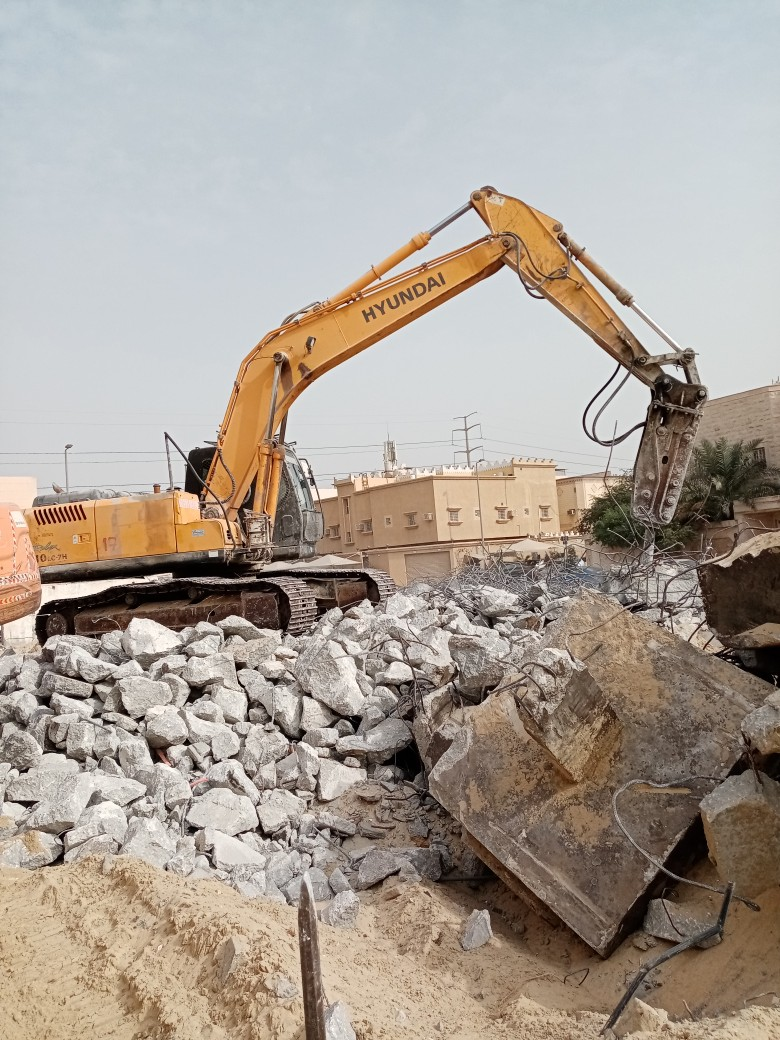 ابو فهد هدم وتكسير واسفلت وابوكسي